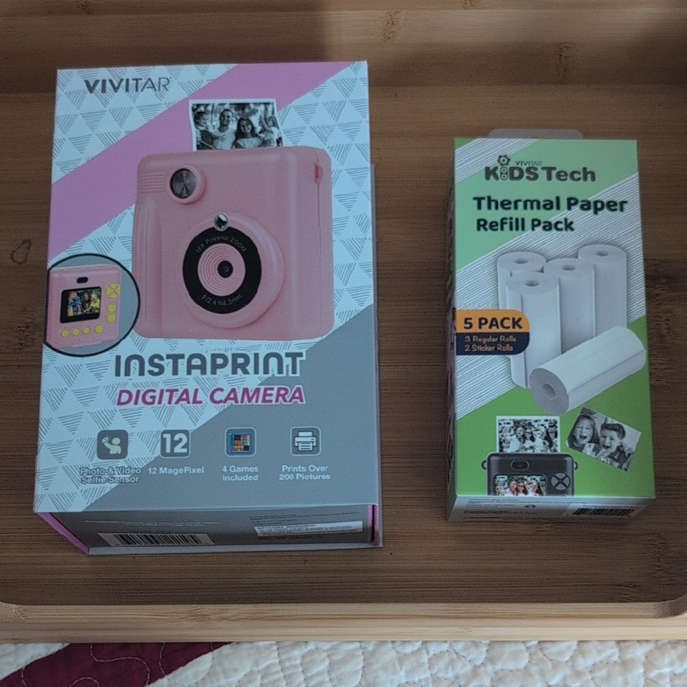 Vivitar Pink Instaprint Digital Camera